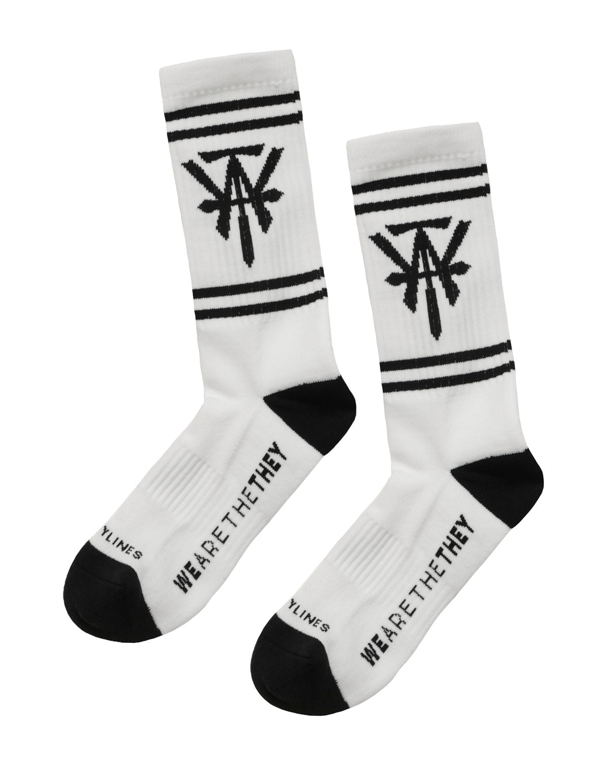 Logo Socks White
