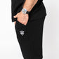 WATT Logo Fleece Shorts - Black