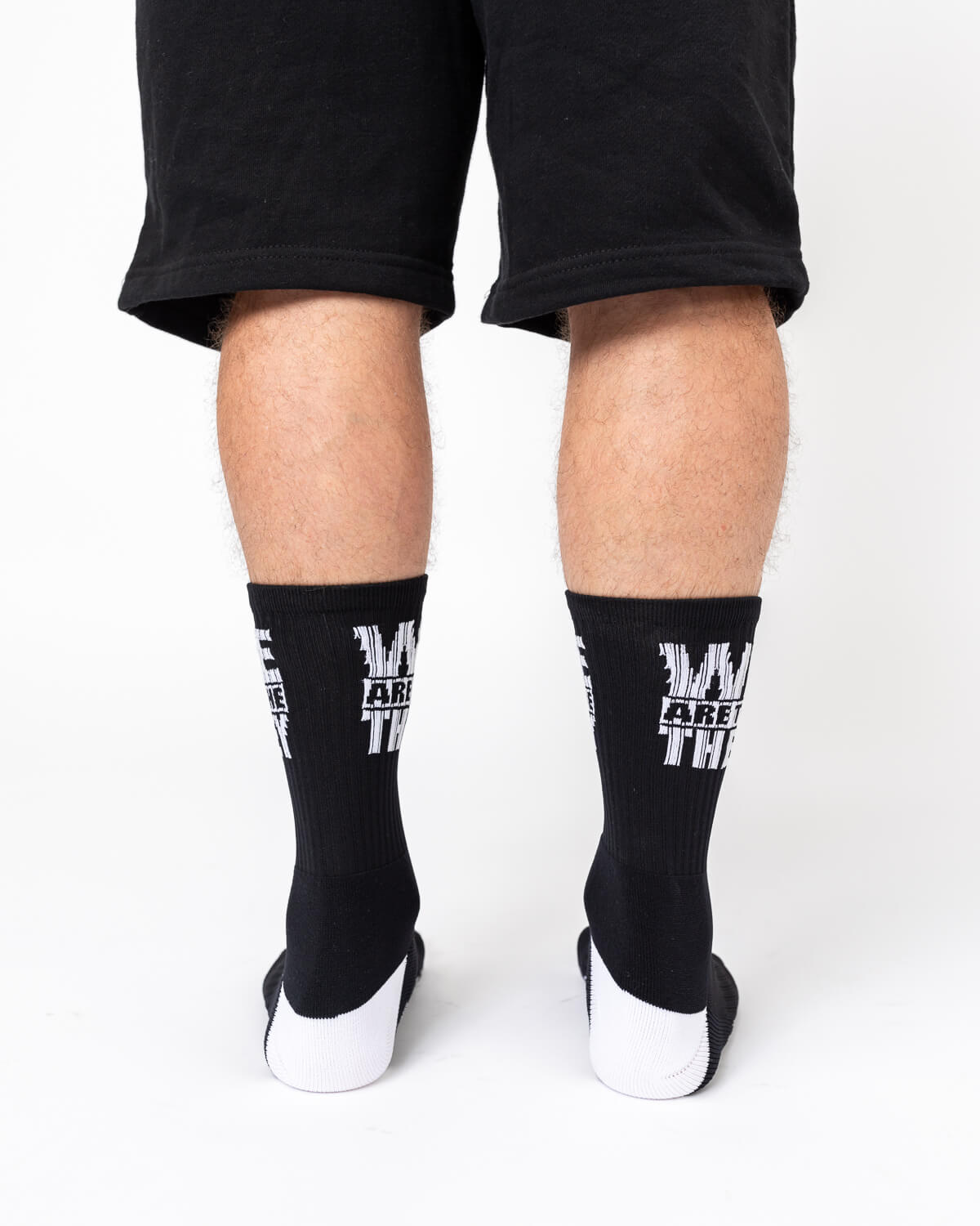 WATT Word Socks - Black And White