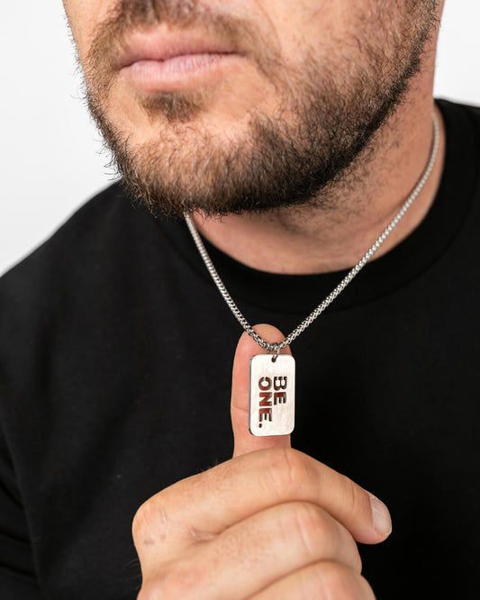 Be One Dog Tag Necklace