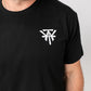 **Black Tee With Logo On Chest (HQ Inventory)