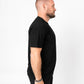 **Black Tee With Logo On Chest (HQ Inventory)