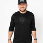 **Dark Gray Logo Long Sleeve Tee - Black (HQ Inventory)