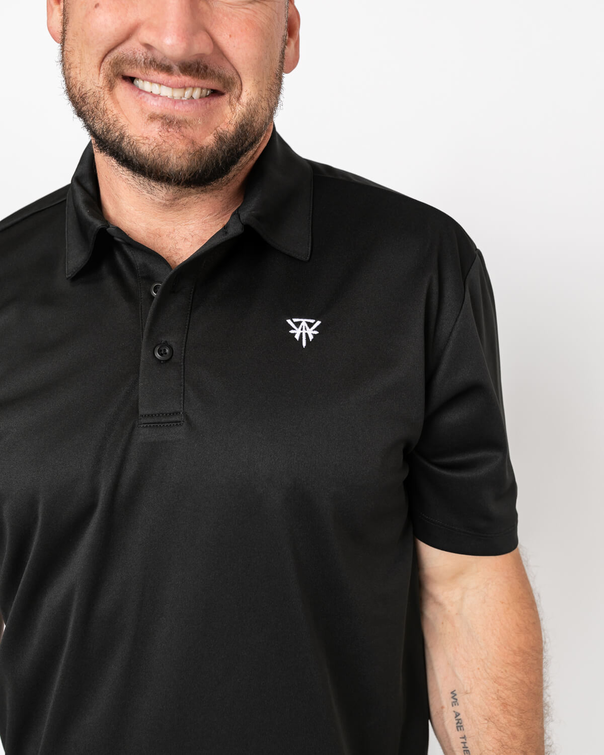 **Athletic Polo Shirt with Logo (HQ Inventory)