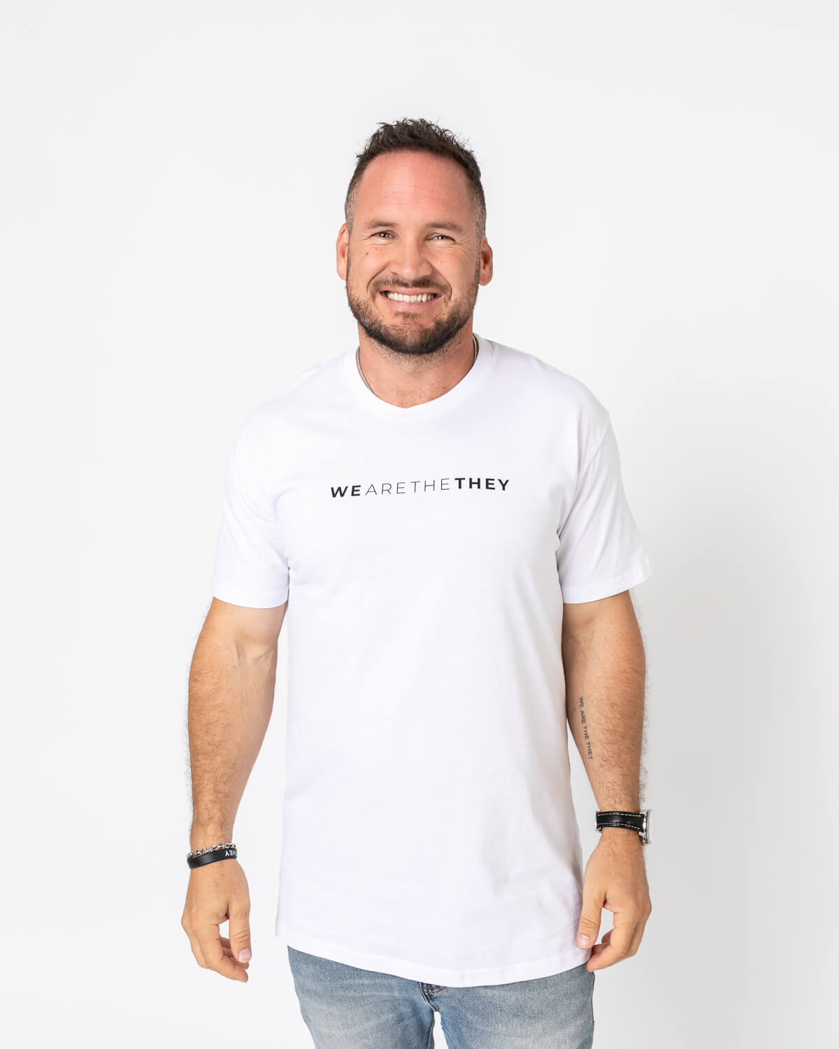 **We Are The They - Back Logo - Tee - White (HQ Inventory)