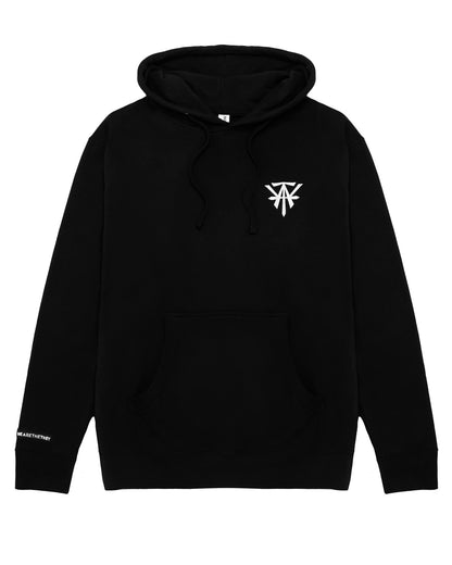 WATT Embroidered Hoodie - Black