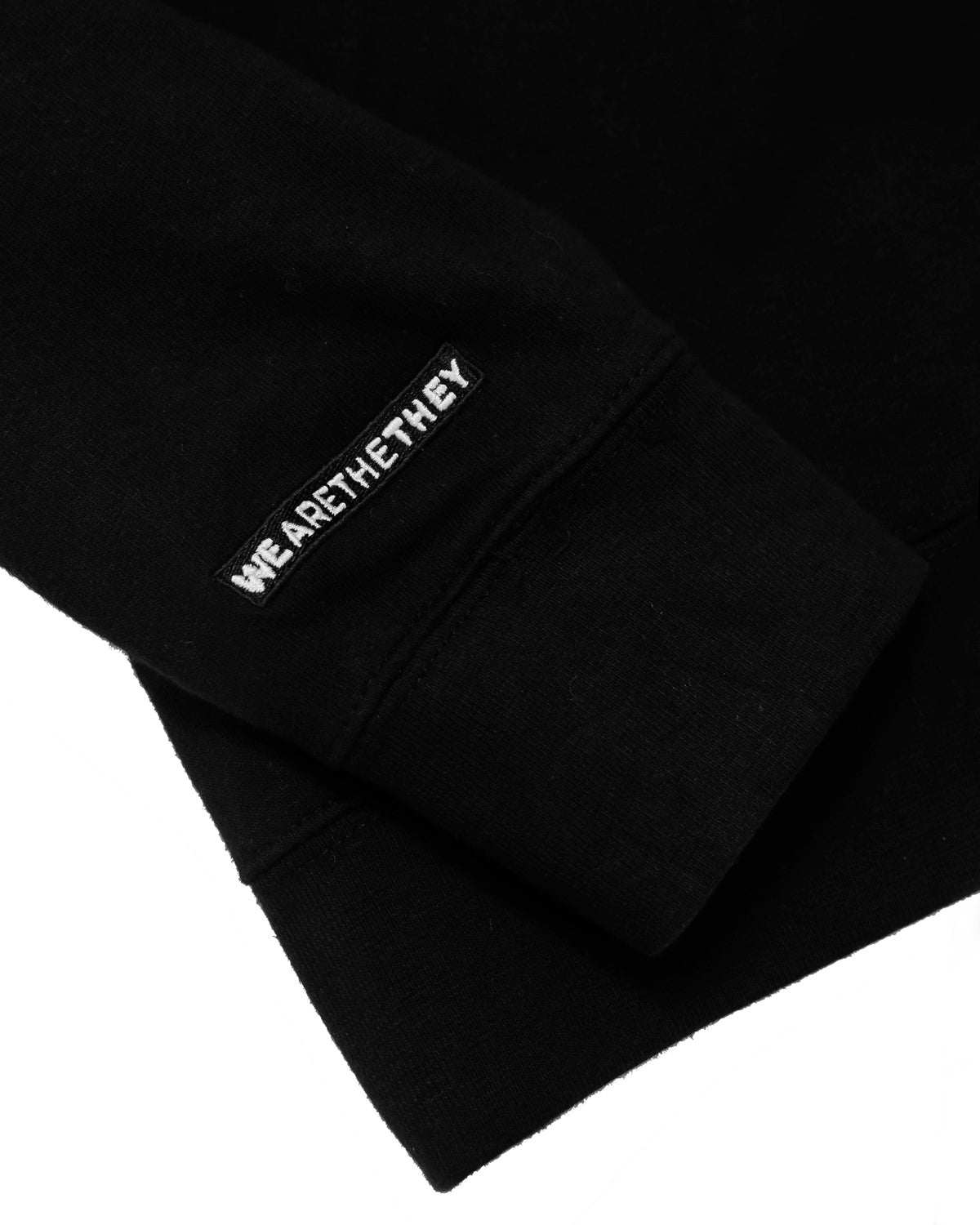 WATT Embroidered Hoodie - Black