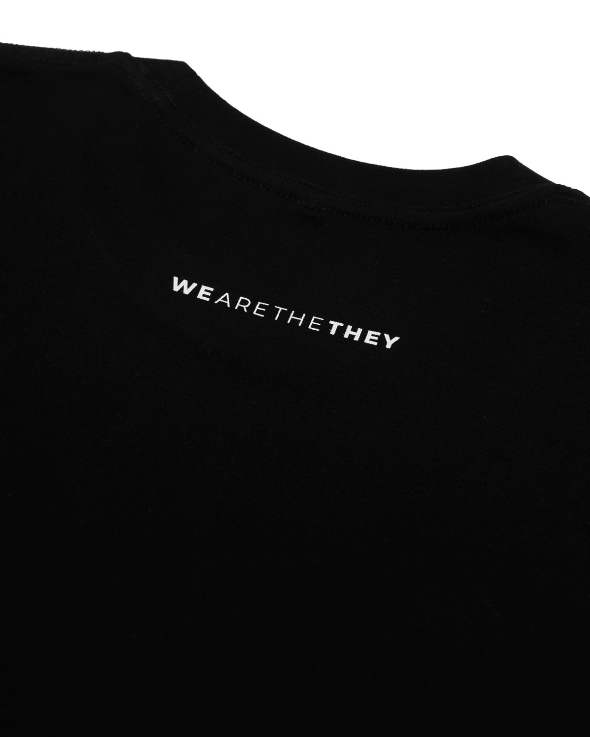 WATT Small Logo & Back Text T-Shirt - Black