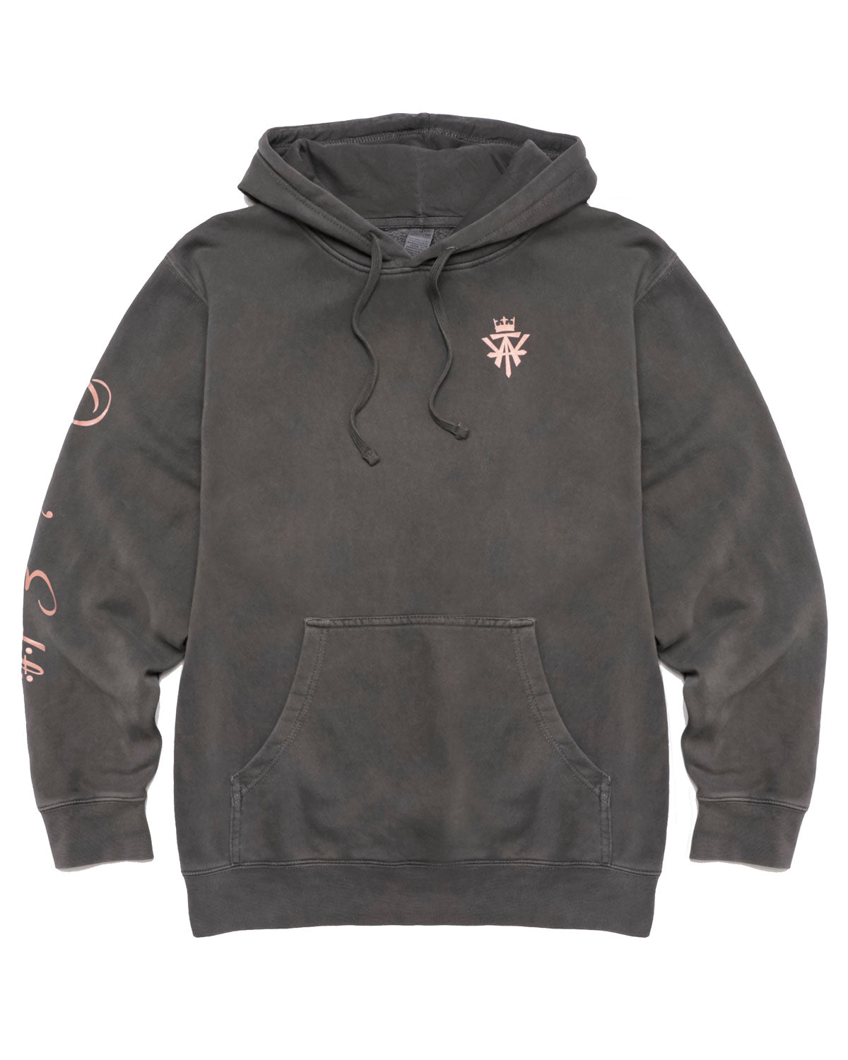 Queen's Edition Hoodie-Rose Gold Sleeve Detail