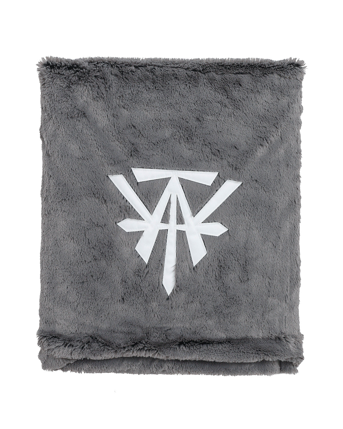 Faux Fur Blanket with WATT Logo Embroidery