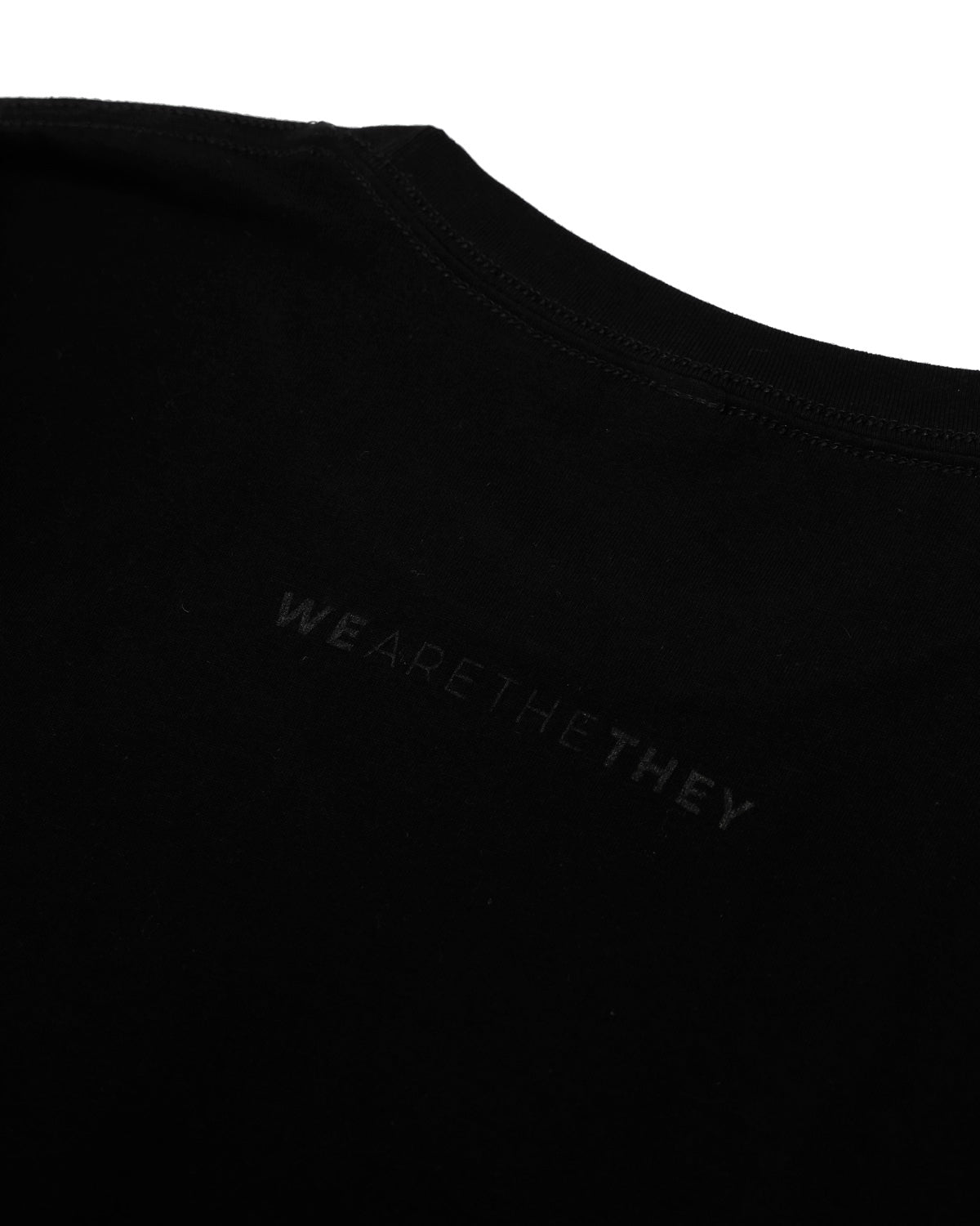 Dark Gray Logo + Text Long Sleeve - Black