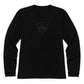 **Dark Gray Logo Long Sleeve Tee - Black (HQ Inventory)