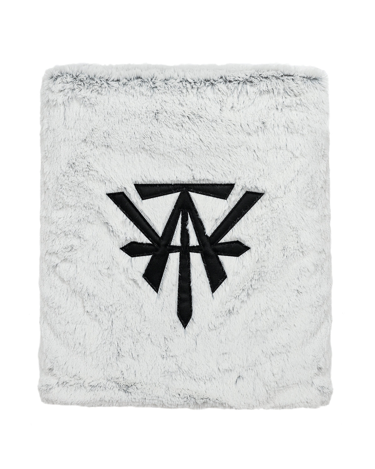 Faux Fur Blanket with WATT Logo Embroidery