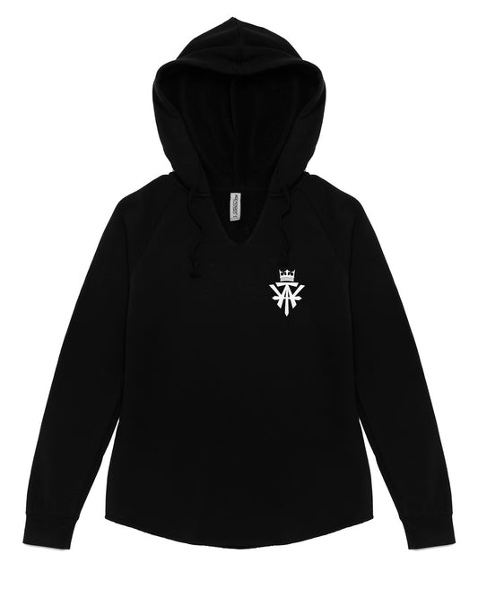 Queen's Edition U-Neck Hoodie - Black